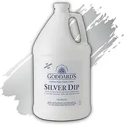 [Goddard's] Goddard’s Silver Cleaner Dip – Silver Jewelry Cleaner Solution for Hard-to-Reach Silverplate, Cutlery & Small Items – Professional Use Silver Tarnish Remover – Silverware Cleaning Supplies (1 Gal)