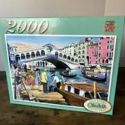 Venice Sunset By Kevin Walsh Signature Collection 2000 Piece Jigsaw Puzzle Rare