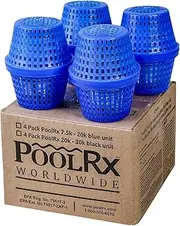 Pool RX 101003 Swimming Pool Algaecide, 4 Pack, Blue