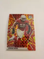 Jordan Hicks 2020 Mosaic Gold Reactive Prizm Card #13
