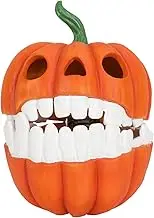 Halloween Pumpkin Candy Storage Box,Candy Storage Containers Holder for Halloween - Creative Lightweight Craft Container Desktop Decor for Fall Snack Party Thanksgiving Day Adults