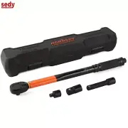 4-Pieces 3/8" Drive Click Torque Wrench Ratchet Socket Adaptor 13.6~108.5NM