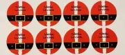 24x Gloss Personalised Christmas Gift Stickers Labels Santa Claus Father Suit