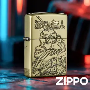 ZIPPO 進擊的巨人-艾倫聯名款防風打火機 日本設計 官方正版 現貨 限量 禮物 送禮 終身保固 ZA-3-212