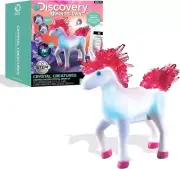 Discovery # MINDBLOWN Crystal Creatures Set, Lighted Unicorn Crystal Grow Kit