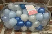 GOGOSO Ball Pit Balls Blue Tone for Playhouse Baby Pool for Babies Kids Toddlers