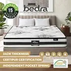 Bedra Double Mattress Bed Queen King Single Cool Gel Foam 7 Zone 34CM