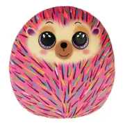 TY Beanie Squishies (Squish-A-Boos) Plush - HILDEE the Hedgehog (10 inch) -MWMTs