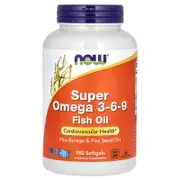 NOW Foods, Super Omega 3-6-9, 180 Softgels