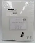 Pottery Barn Kids Quincy Cotton Canvas Blackout Drape Panel White 44 x 96" #N101