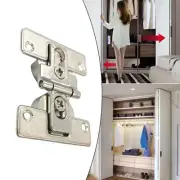 Inner Opening Folding Door Hinge 180 Degree Wardrobe Double Cup Cabinet Hardware