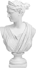 Norrclp 12.5in Greek Statue of Diana, Classic Roman Bust Greek Mythology Sculpture for Home Decor