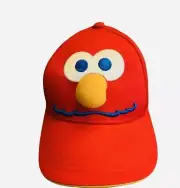 New with Tags NWT Sesame Street Elmo Snapback Hat OSFM