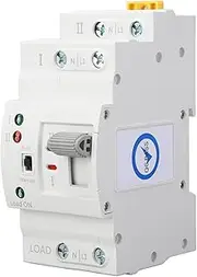 Power Automatic Transfer Switch Fast Switching 63A Power Transfer PC Material