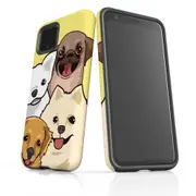For Google Pixel 4 XL Case Armour Protective Cover Cute Puppies