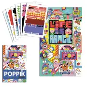Street Art Giant Poster with 1600 Stickers