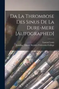 在飛比找博客來優惠-Da La Thrombose Des Sinus De L