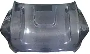 Q7 Carbon Fiber FRP Unpainted Front Engine Hood Bonnet Covers Compatible For Q7 Car Body Kit 2010(Carbon fibe)