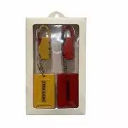 Eddie Bauer Luggage Tag Combination Lock Set Of Two With Hidden ID Card New