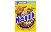 Nestle Nesquik Chocolate Whole Grain Cereal 340g Box