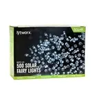 Set 500 Solar Fairy Lights White LED 40m 8 mode