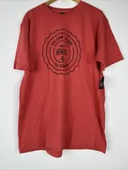 Volcom Short Sleeve Basic T-shirt Mens Size XL Red Short Sleeve Beach New