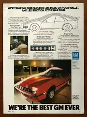 1983 GM General Motors Vintage Print Ad/Poster Chevrolet Pontiac Buick Cadillac