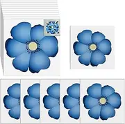 TuoYi 15 Pieces Window Fly Traps Killer Stickers, Floral Pattern Design Sticky Fly Catcher for Indoor Houseflies Fly Gnat for Indoors for Kitchen and Dinning,