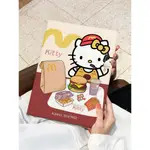 適用於 IPAD 保護套 IPAD9 第十代書本風格 34CM HELLO KITTY BURGER AIR5/4 平板