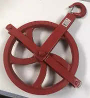 Koch 3281293 Gin Wheel Roofer's Block 12" Pulley Sheave - 1000 Lb