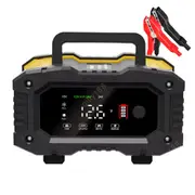 20-Amp Smart Car Battery Charger,12V/20A 24V/10A.Lithium,Lifepo4,Lead-Acid AGM