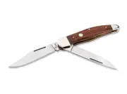 Boker Manufaktur Folding Hunter Pocket Knife Rosewood 4.33" 1095 Carbon Steel