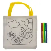 CRAFTS Design your Own Tote Bag With 4 Markers FREE SHIPPING