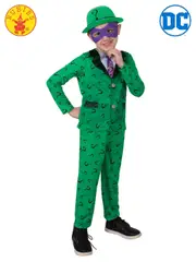 The Riddler Deluxe Costume - 6-8 Yrs