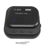 SWAMP Portable 2-in-1 Bluetooth V5.2 Audio Transmitter and Receiver OLED Display