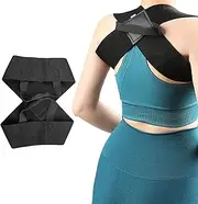 Back Straightener Posture Corrector - Men Women Postures Shoulder Brace - Breathable Body Support Belt Elastic Bands Relief Accessories for Home Outdoor Running Hiking