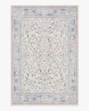 185' x 275' | Machine Washable Runner Rug | Kid & Pet Friendly | Indoor Rug | Fit For A Queen Soft Lavender Rug by Bridgerton | Ruggable