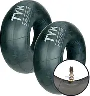 Pair of 2 18x8.50-8 18x850-8 ATV Lawn Mower Tire Inner Tubes with Straight Metal TR6 Valve Stems