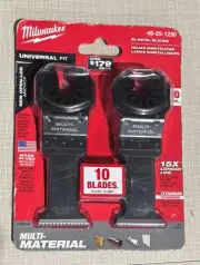 Milwaukee 1-3/8" Titanium Bi-Metal Baldes - 10 Pk. - Multi-material - Universal
