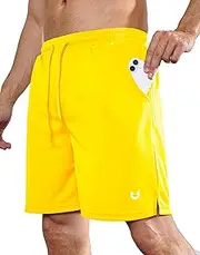 [NORTHYARD] Men's Athletic Running Shorts 7'' Workout Gym Short Quick Dry Lightweight Tennis Basketball with Zipper Pockets