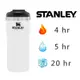 [現貨] STANLEY ​​經典旅行保溫馬克杯保溫瓶0.47L / 簡約白