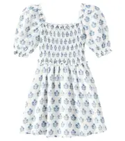 [The New Society] The New Society Eleni floral cotton dress Y 8 multicoloured