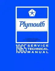 1965 Plymouth Shop Service Repair Manual Book Engine Drivetrain Electrical Guide
