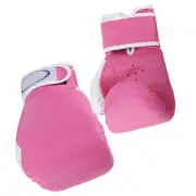(Pink)1 Pair Kids Boxing Punching Bag Training Sparring MN