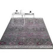 Catzon Modern Rug Fluffy Geometric Washable Non-slip Carpet for Living Room-Z
