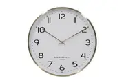 LISE 40cm Champagne Gold Silent Wall Clock by One Six Eight London