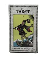 Classic 78 Tarot Card Deck English Version Divination Oracle Sealed w/ meanings