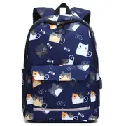USB Charging Reflective School Bags for Teenage Girls Waterproof High School Backpack Women Student Book Bag Travel Backpacks