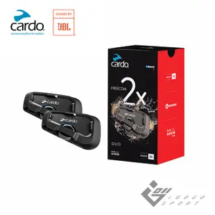 Cardo FREECOM 2X 安全帽通訊藍牙耳機 (雙入組)