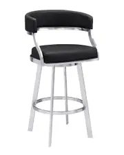 Armen Living Saturn 26" Counter Height Bar Stool